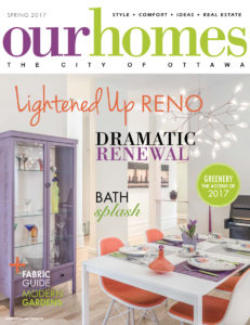 Sunter Homes, Featured Cover of Ottawa Homes Spring 2017, Renovation